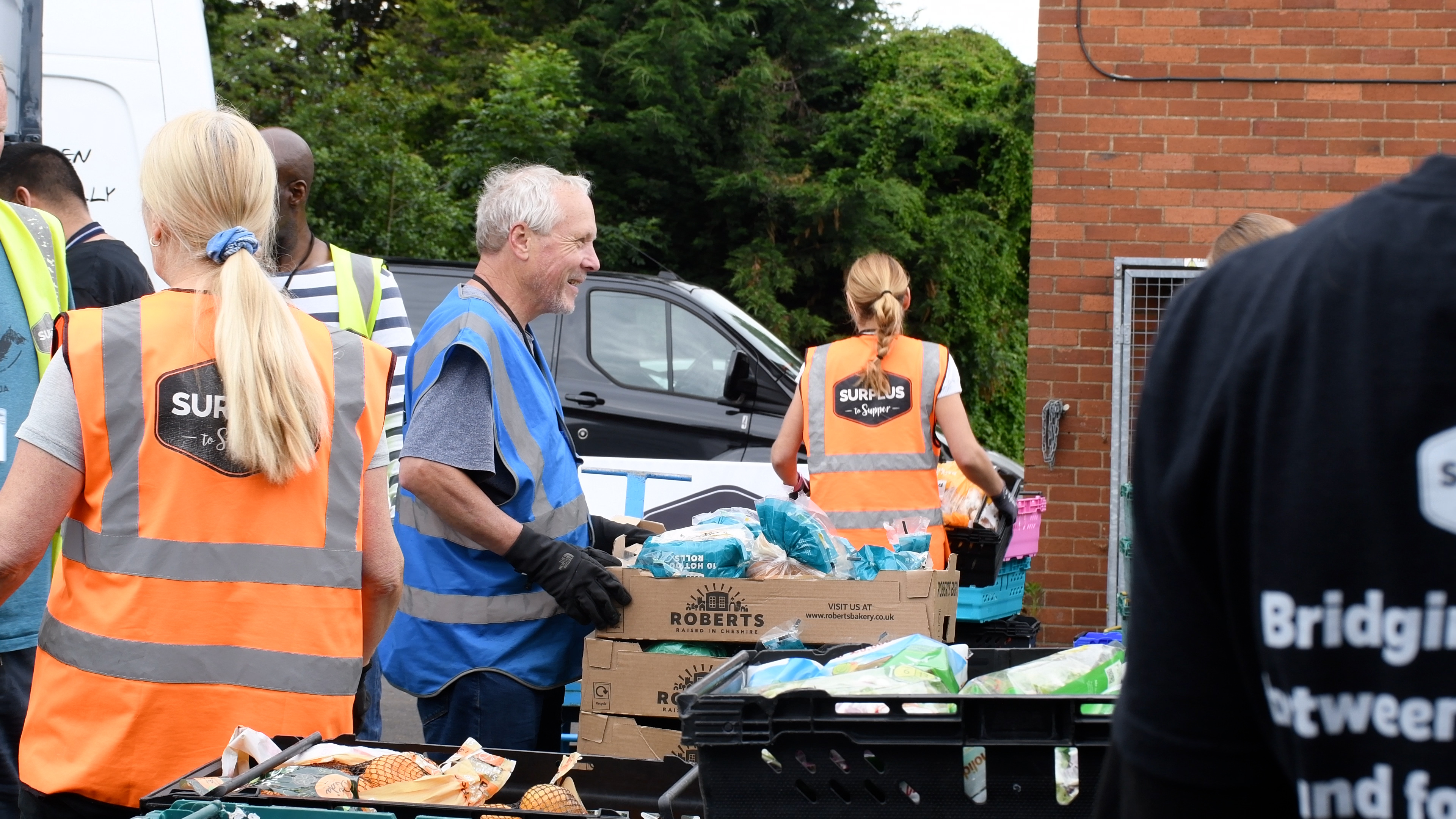 The Prince of Wales visits Surplus to Supper